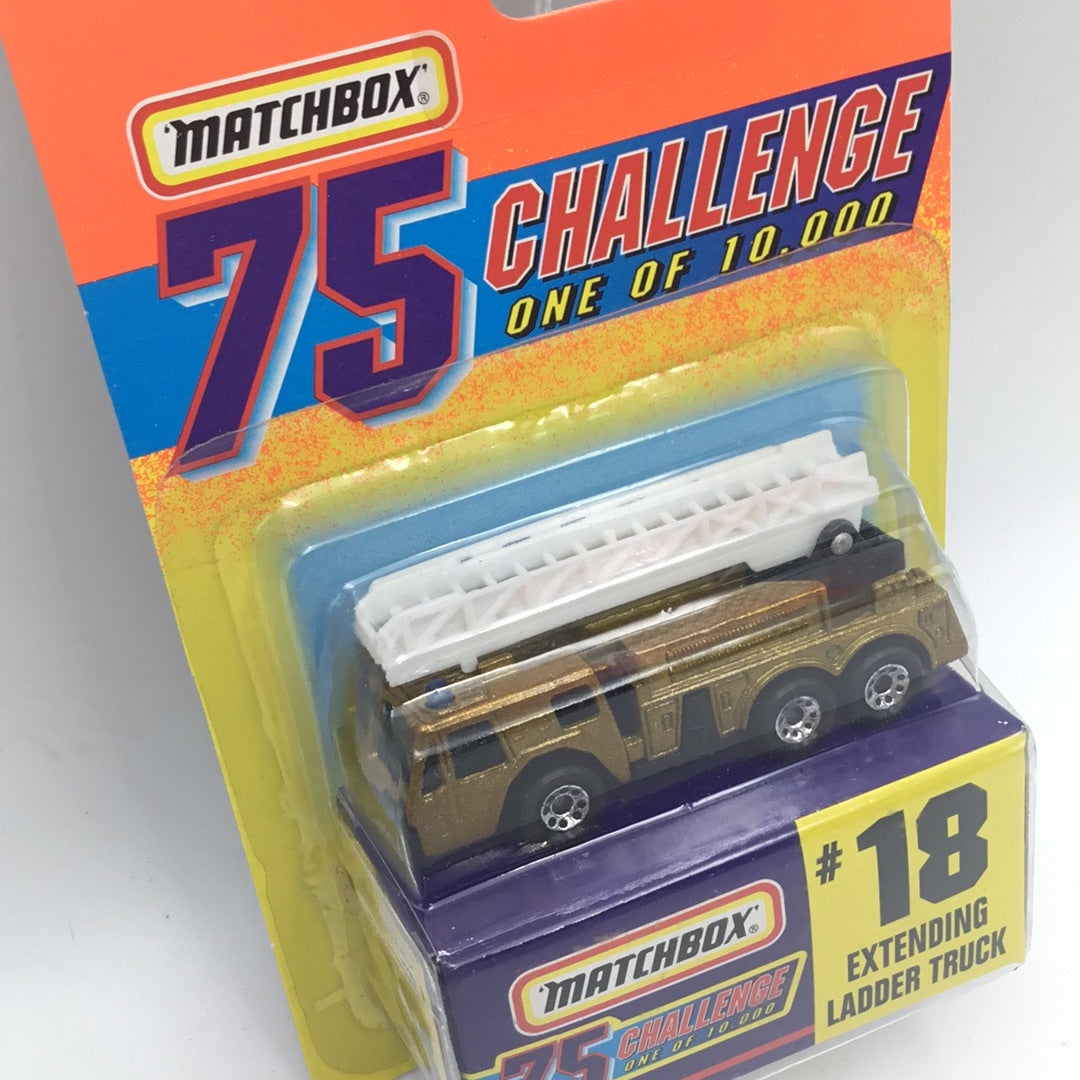 Matchbox 75 Challenge #18 Extending Ladder Truck 5C8