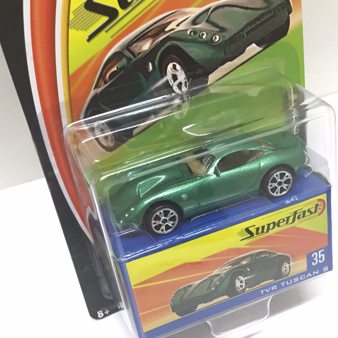 Matchbox Superfast #35 TVR Tuscan S green limitedto 10,000 (Q7)