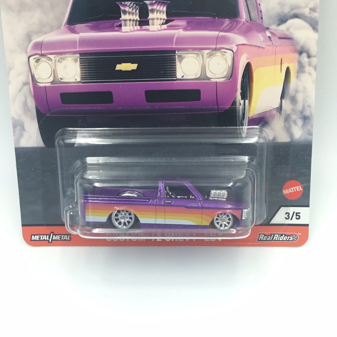 Hot wheels car culture Power Trip 3/5 Custom 72 Chevy Luv #3 246E