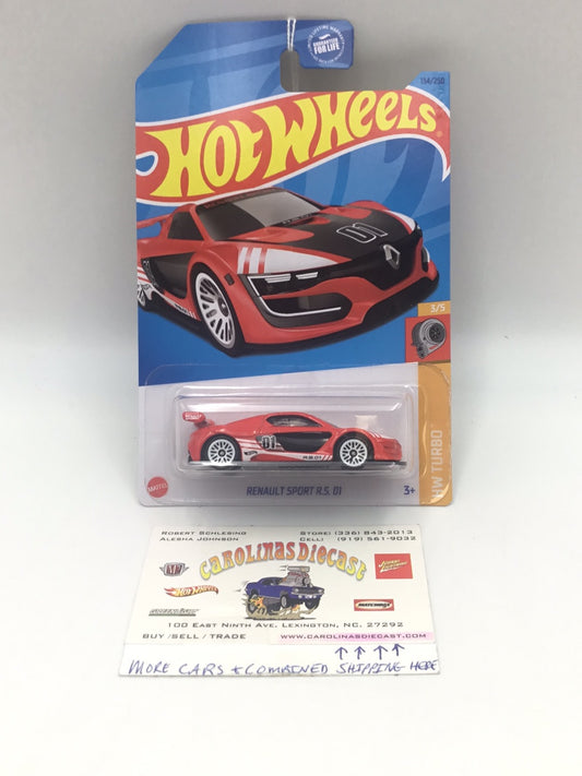 2023 hot wheels F case #134 Renault Sport R.S. 01 91B