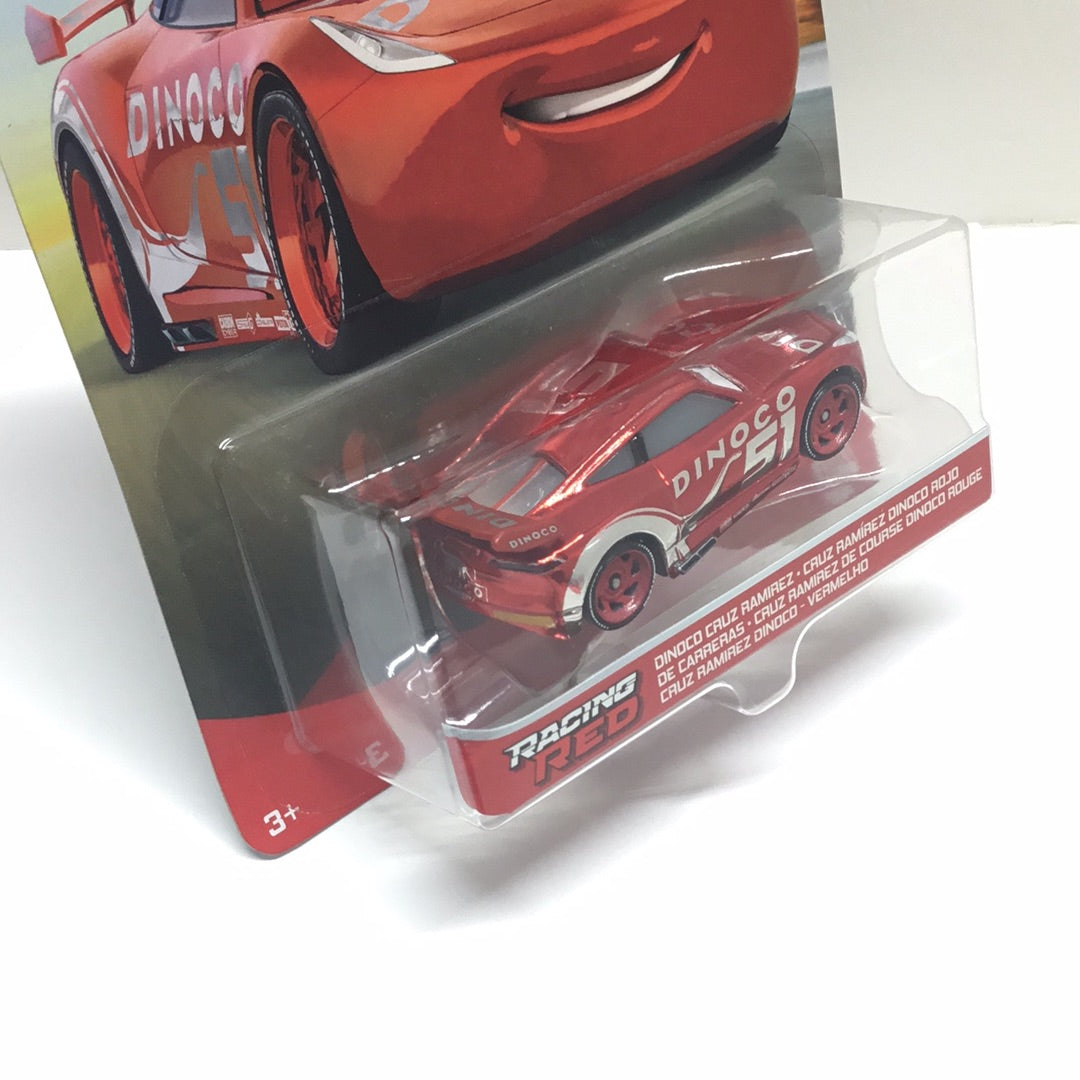 2021 Disney Pixar Cars Metal series Racing Red Racing Red Dinoco Cruz Ramirez Chase 139A