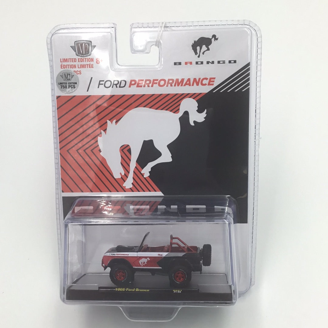 M2 Machines 1966 Ford Bronco HS21 CHASE -  1:64 Hobby Exclusive