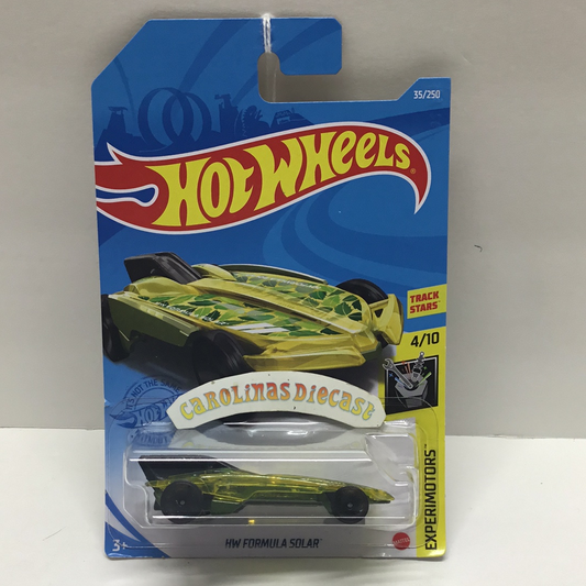 2021 hot wheels #35 HW Formula Solar Green WW9