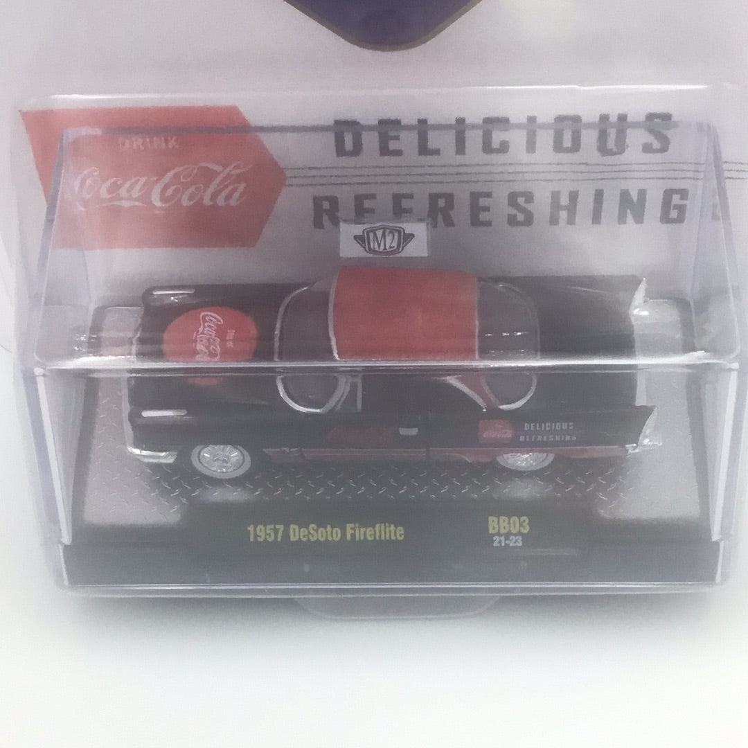 M2 Machines Coke Coca Cola 1957 Desoto Fireflite BB03