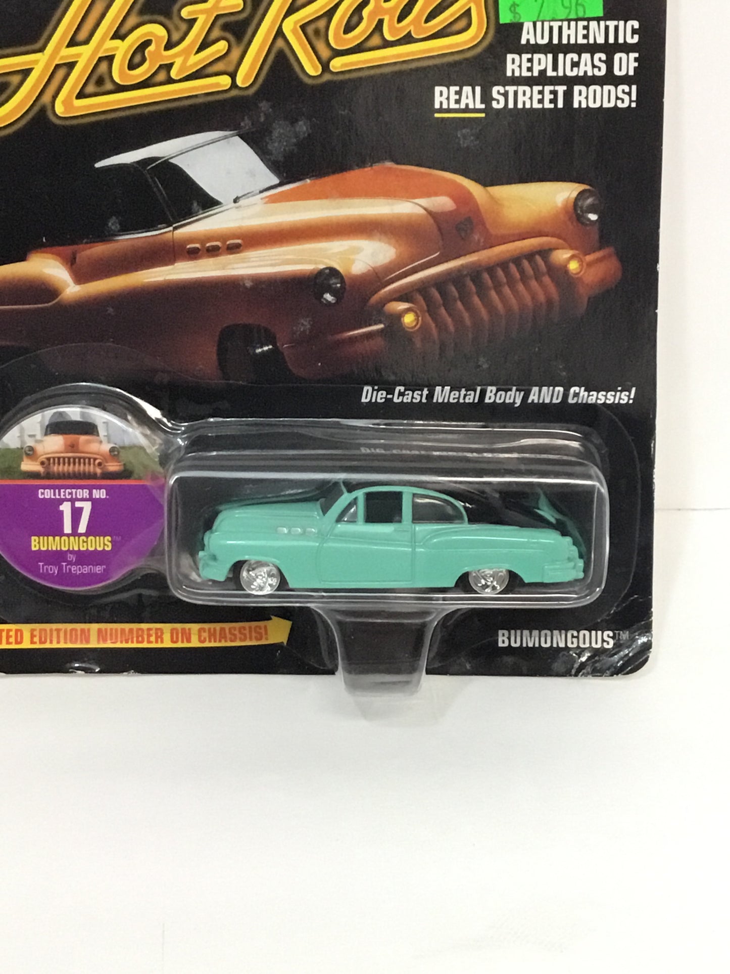 Johnny lightning Hot rods Bumongous (mint color) 207B