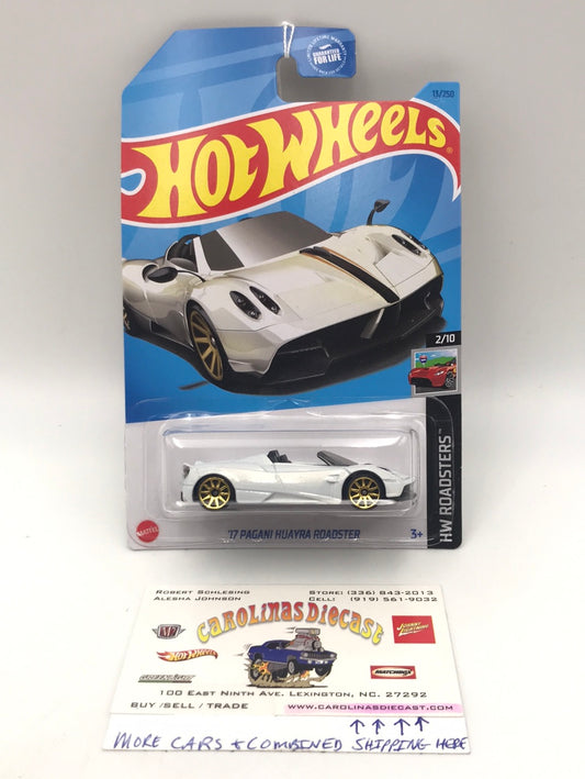 2023 hot wheels A B case #13 17 Pagani Huayra Roadster 104A