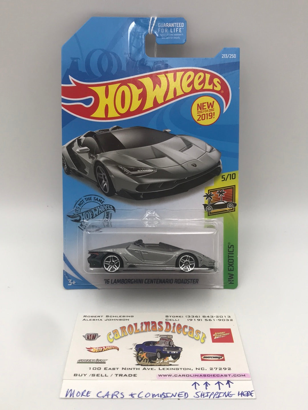 2019 hot wheels #213 16 Lamborghini Centenario Roadster S8