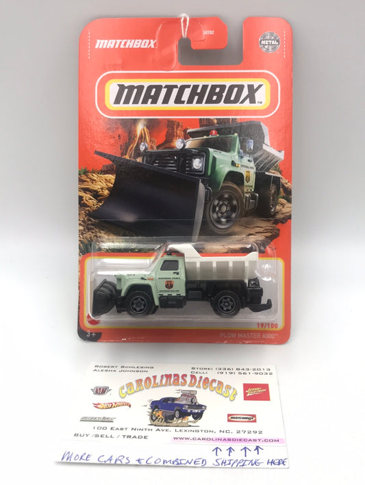 2022 matchbox #19 Plow Master 6000 national parks 51D