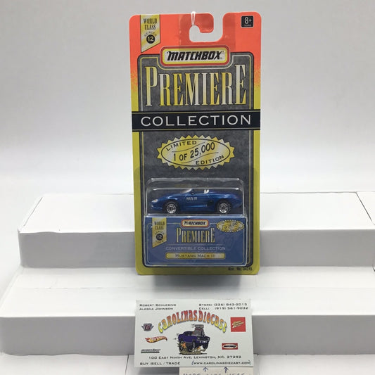 Matchbox Premiere Convertible Collection Series 12 Mustang Mach III 162C