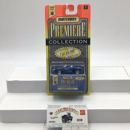 Matchbox Premiere Convertible Collection Series 12 Mustang Mach III 212C