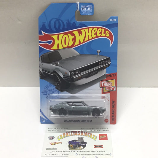 2021 hot wheels Q case #180 Nissan Skyline 2000 GT-R silver NN7