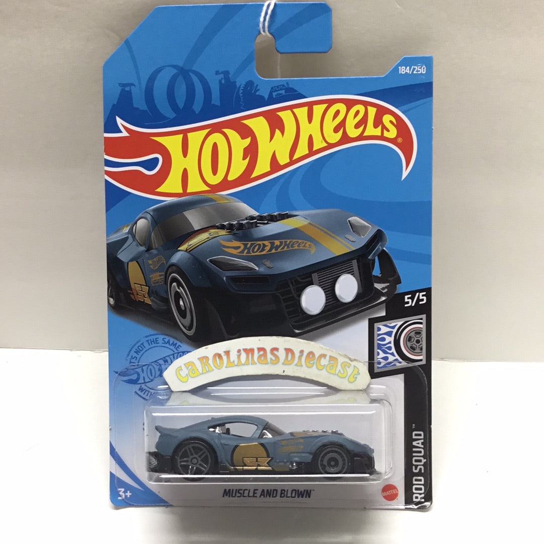 2021 hot wheels K case #184 Muscle and blown HH7