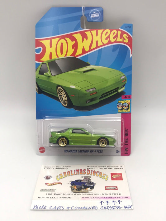 2023 hot wheels  #51 89 Mazda Savanna RX-7 FC3S 85B