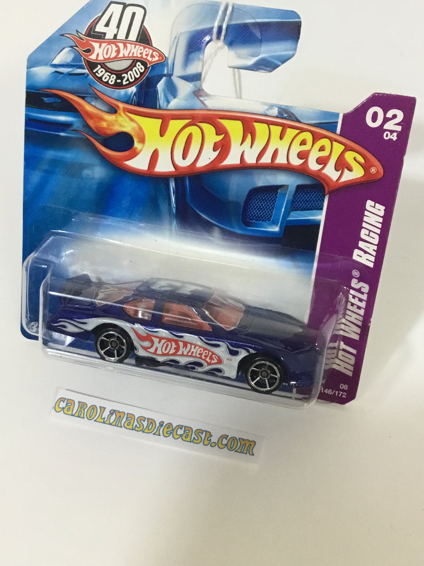 2008 Hot Wheels #146 Dodge charger stock car short card (FFF3)