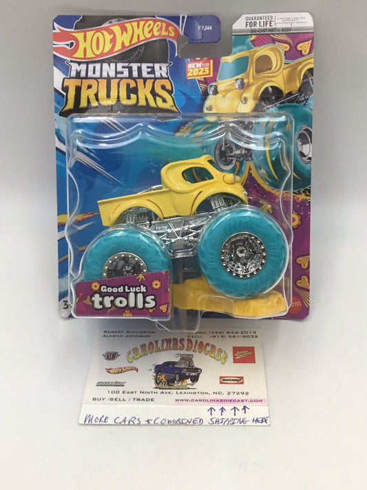 2023 Hot wheels monster Trucks Good Luck Trolls 129E