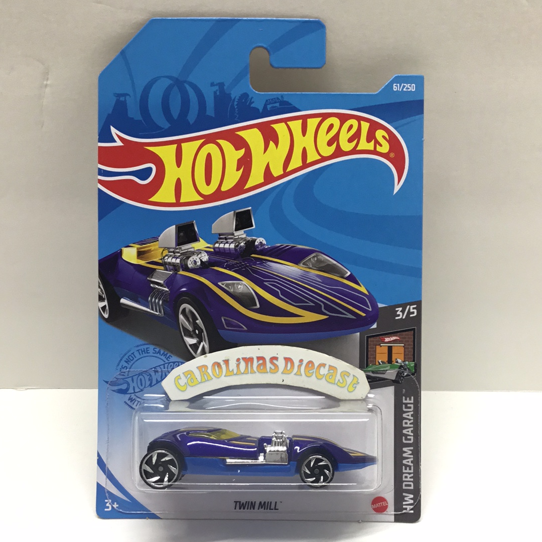 2021 hot wheels  #61 Twin Mill blue QQ4