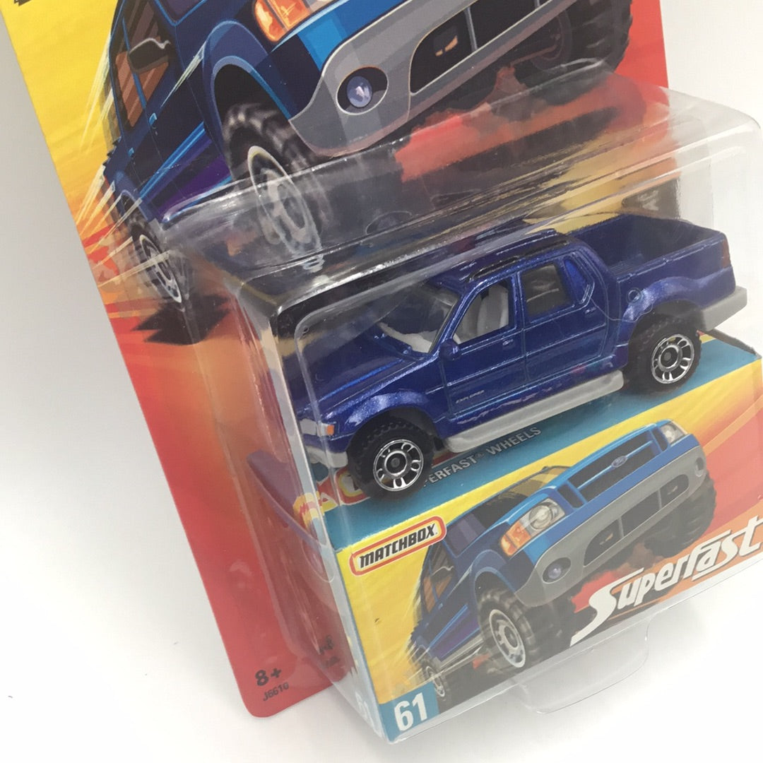 Matchbox Superfast #61 Ford Explorer sport Trac limited to 15,500 T1