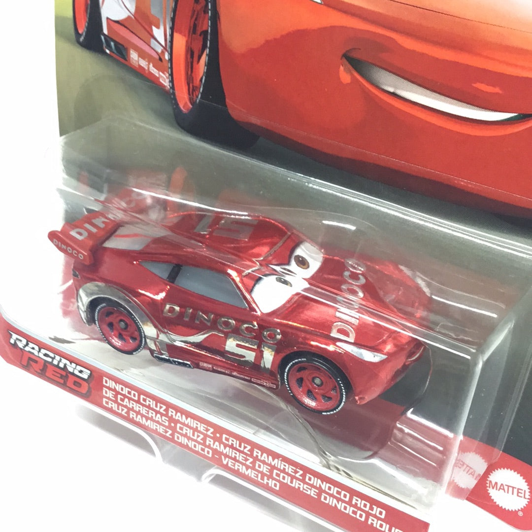 2021 Disney Pixar Cars Metal series Racing Red Racing Red Dinoco Cruz Ramirez Chase 139A