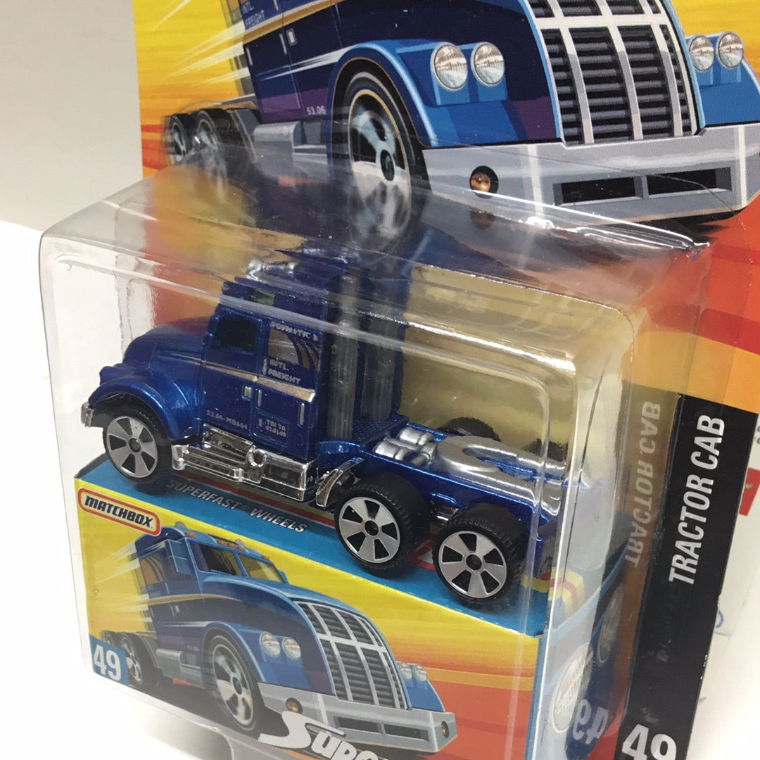Matchbox Superfast #49 Tractor Cab blue limited to 15,500 174C