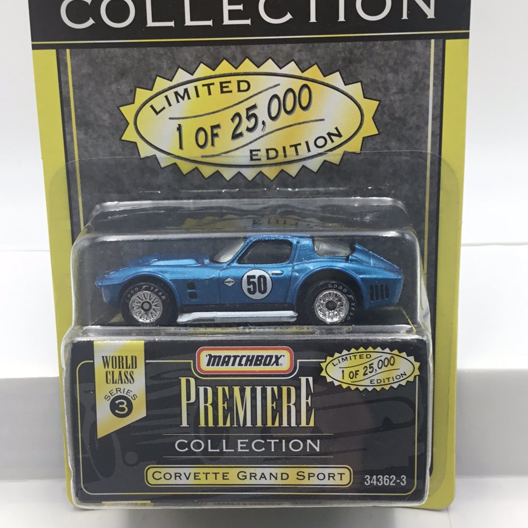 Matchbox Premiere series 3 Corvette Grand Sport blue 5A5