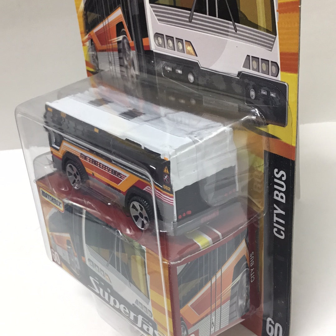 Matchbox Superfast #60 City Bus  Limited to 15,500 174B