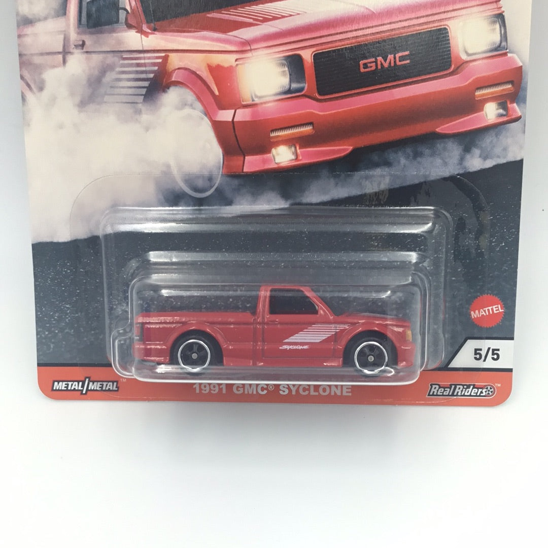 Hot wheels car culture Power Trip 5/5 1991 GMC Syclone #5 246C