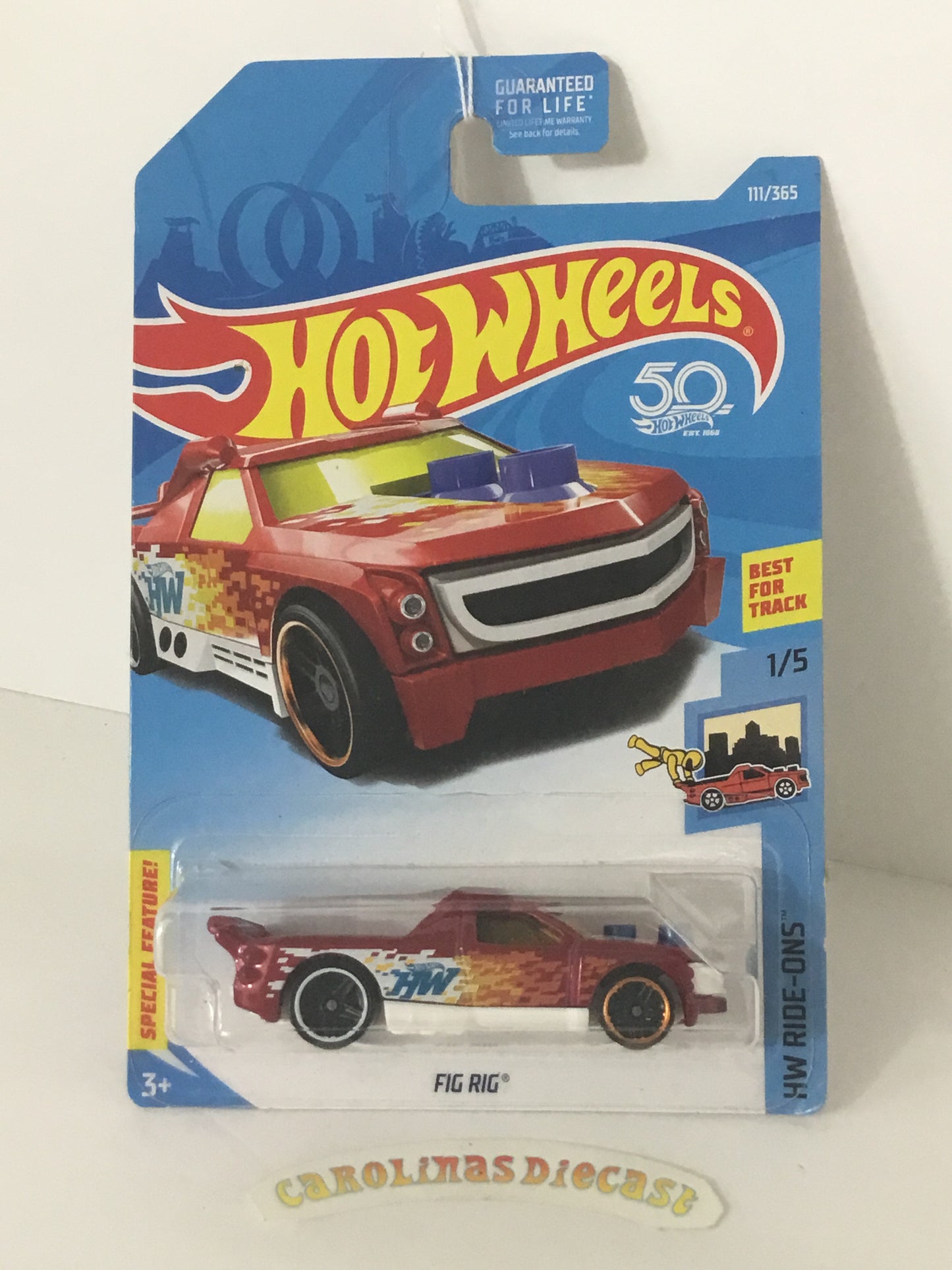 2018 Hot Wheels #111 Fig Rig WW7