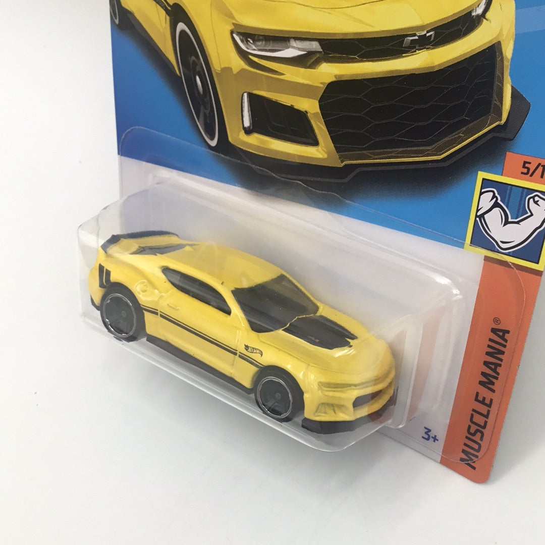 chevrolet camaro zl1 yellow toy