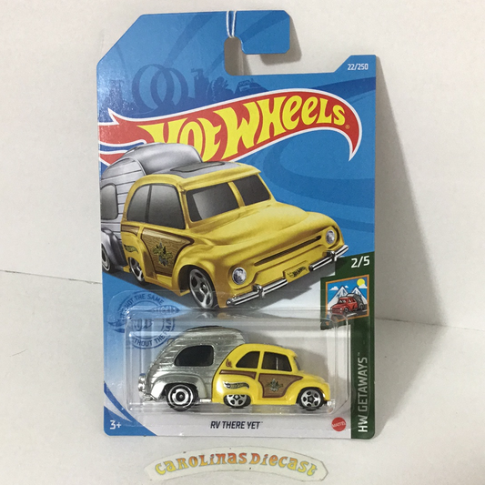 2021 hot wheels  #22 RV There Yet yellow NN4