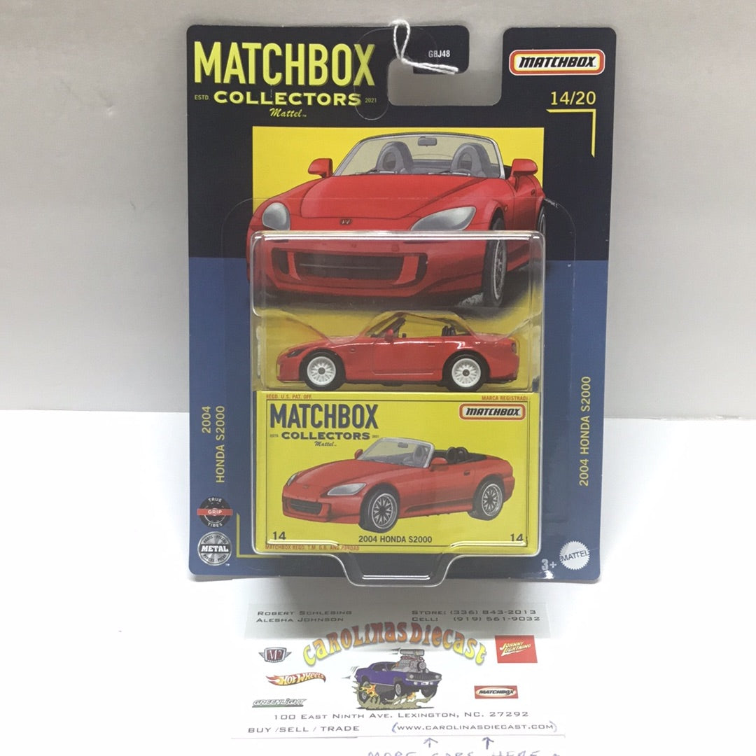 2021 matchbox Collectors #14 2004 Honda S2000 14/20