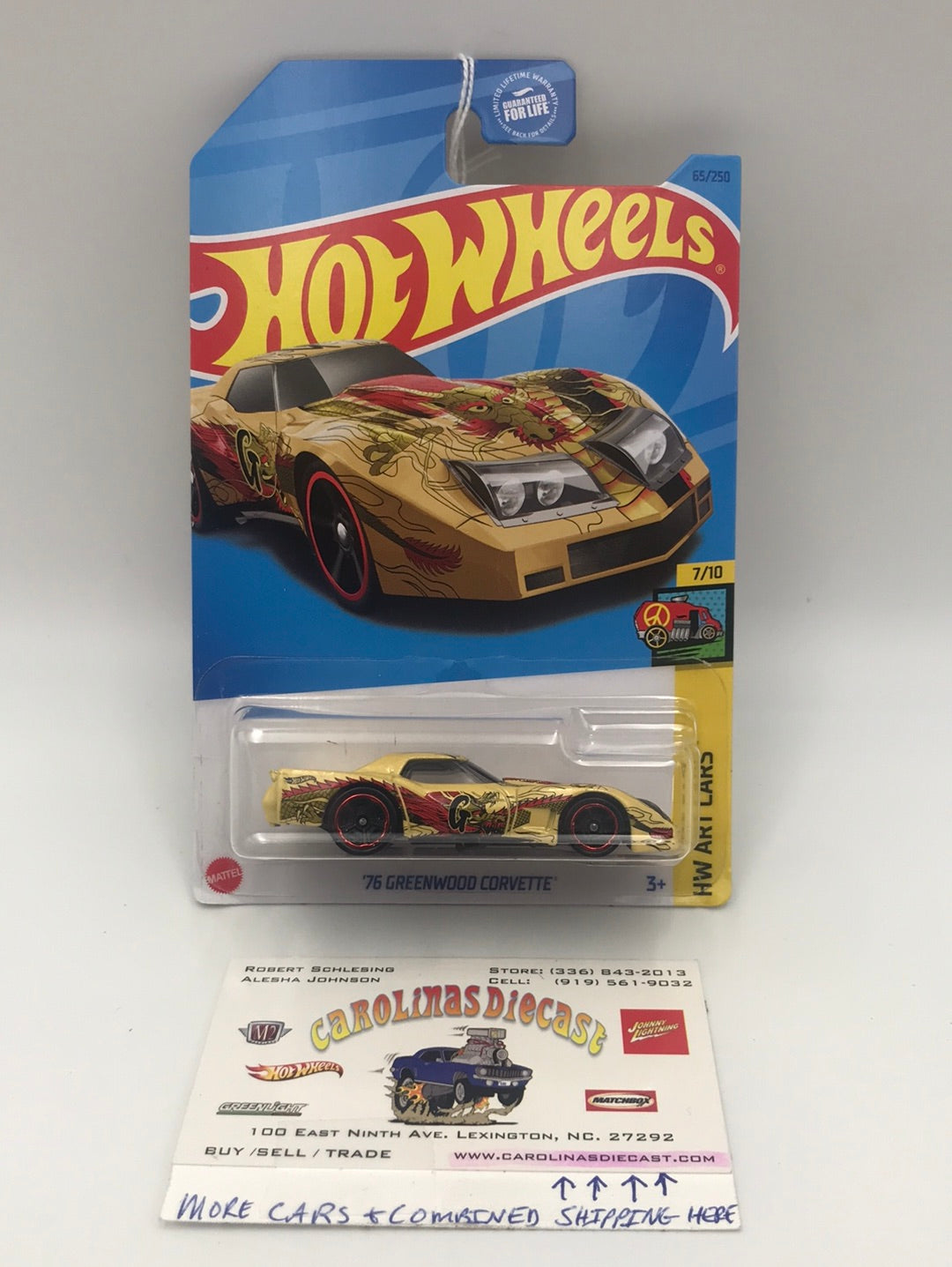 2023 hot wheels C case #65 76 Greenwood Corvette 6H