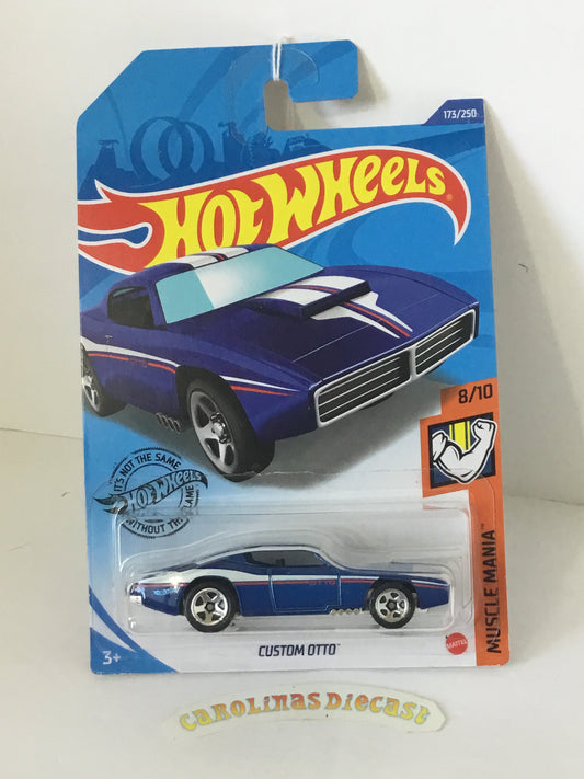 2020 hot wheels  #173 Custom Otto blue 38E