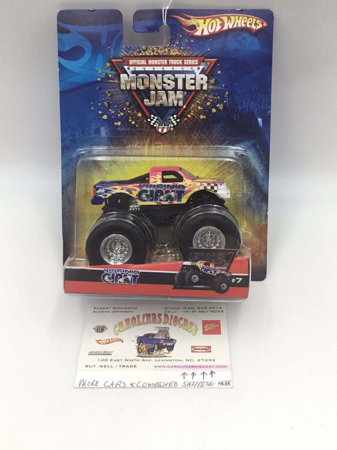 Hot wheels monster jam Virginia giant #7