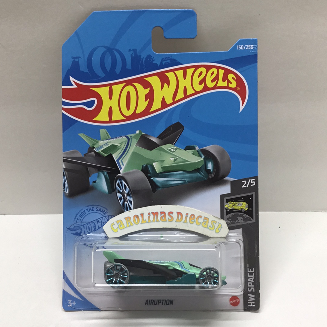 2021 hot wheels H case #150 Airuption mint green TT8