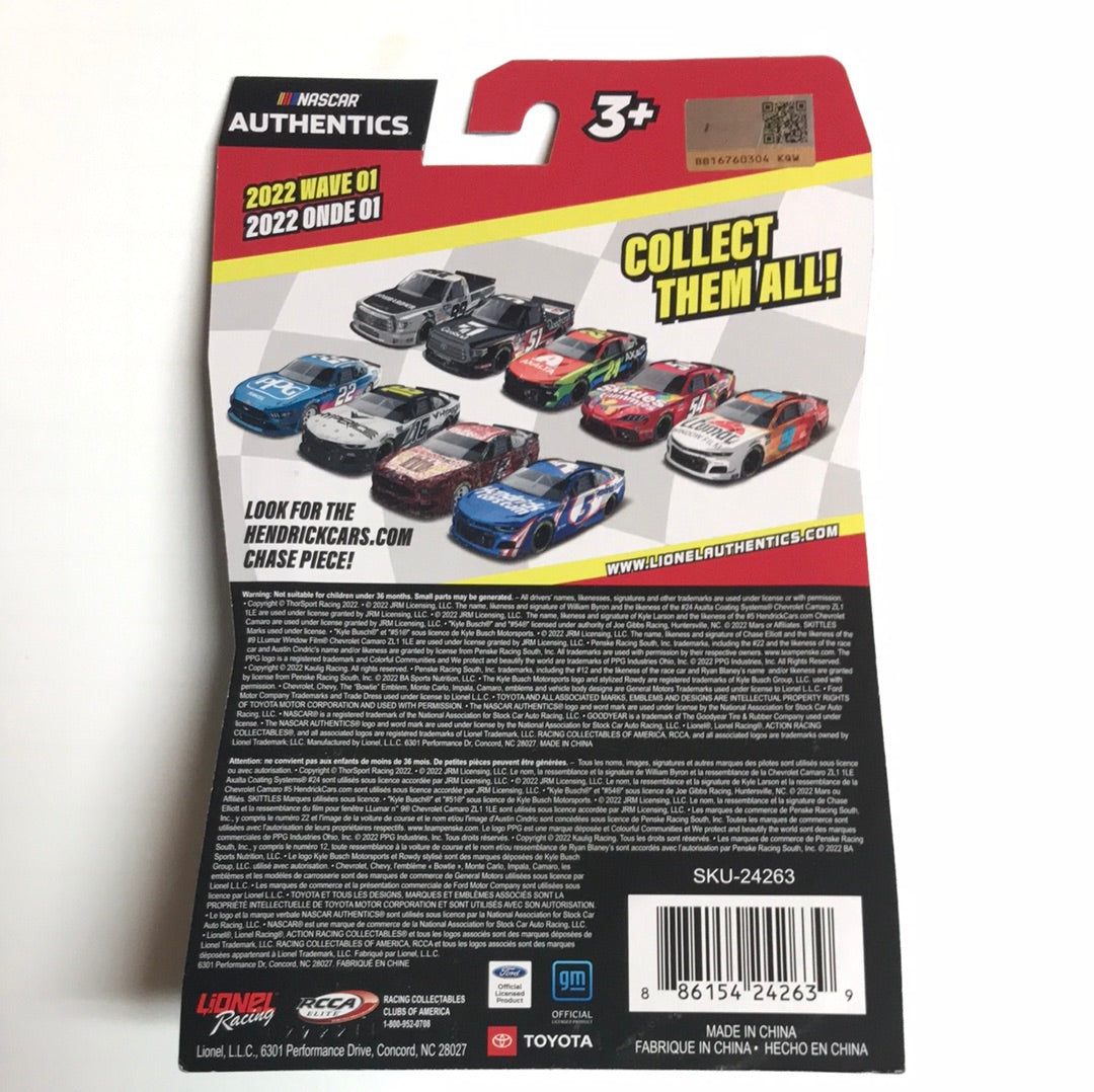 2022 nascar authentics wave 1 Ryan blaney KK1 carolinasdiecast