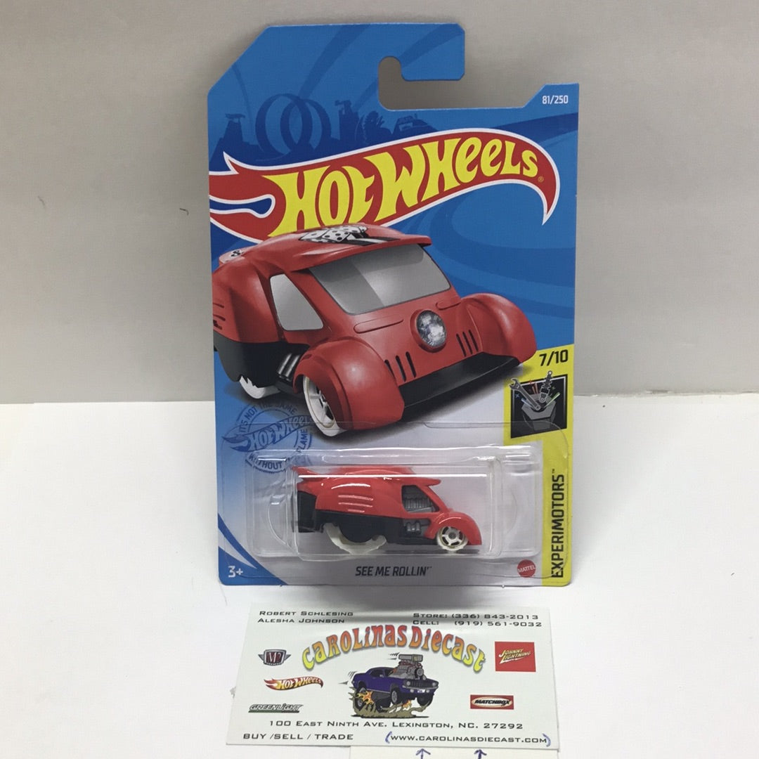 2021 hot wheels M case #81 See me Rollin red NN8
