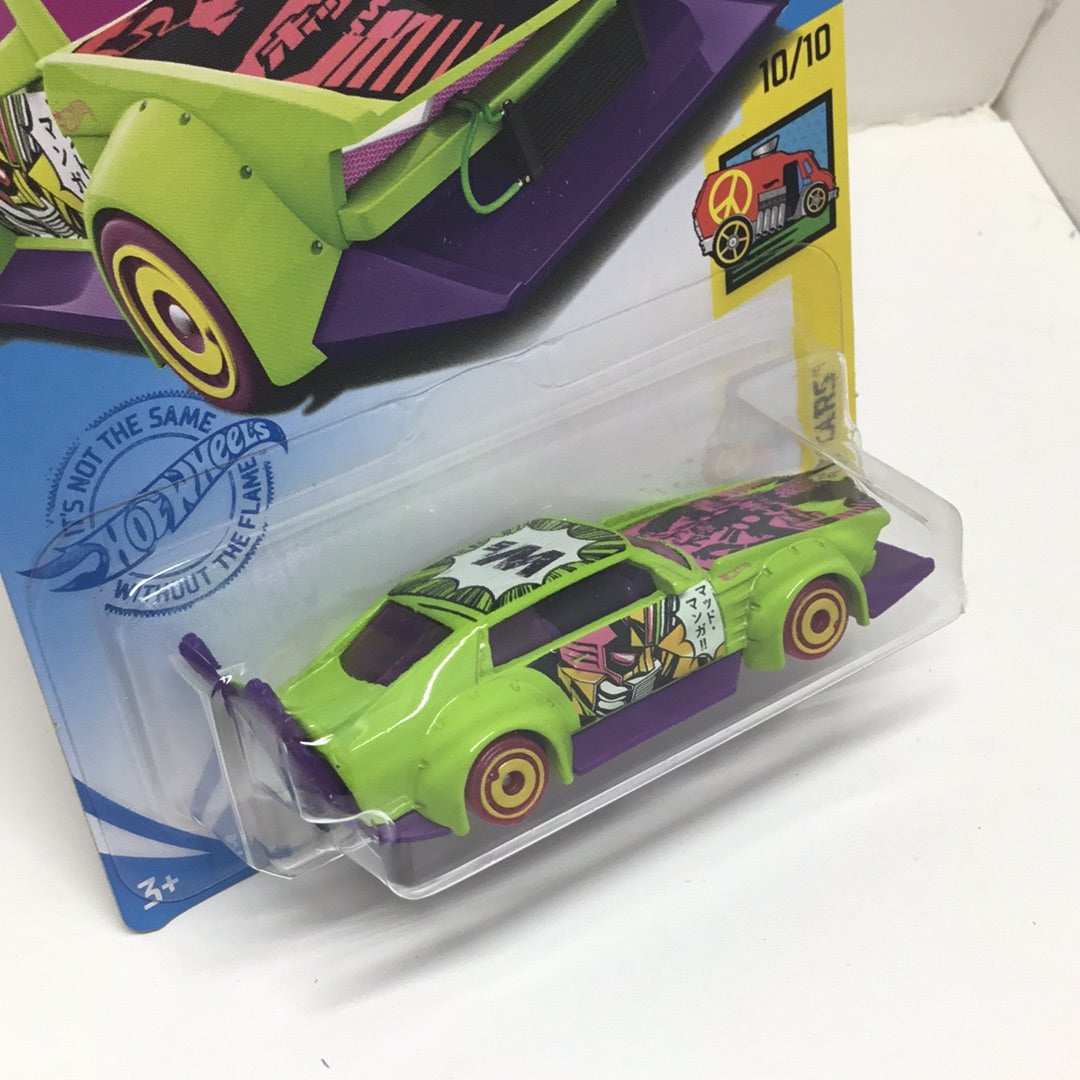 2021 hot wheels #159 Mad Magna green art car MM7