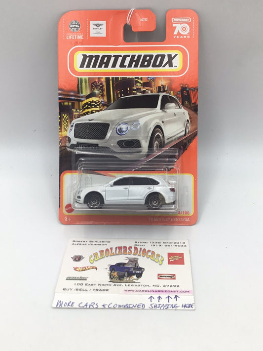 2023 matchbox 70 years #4 18 Bentley Bentayga 78G