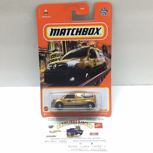 2021 matchbox W case #30 Renault Kangaroo Express Gold