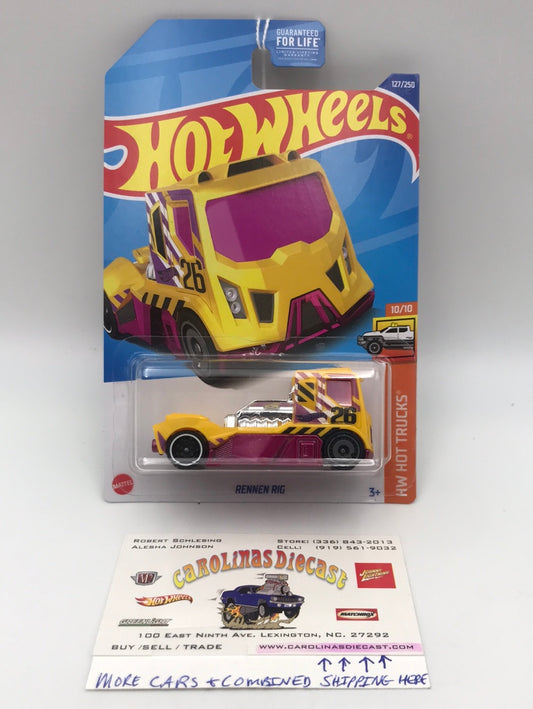 2022 hot wheels Q case #127 Rennen Rig LL5