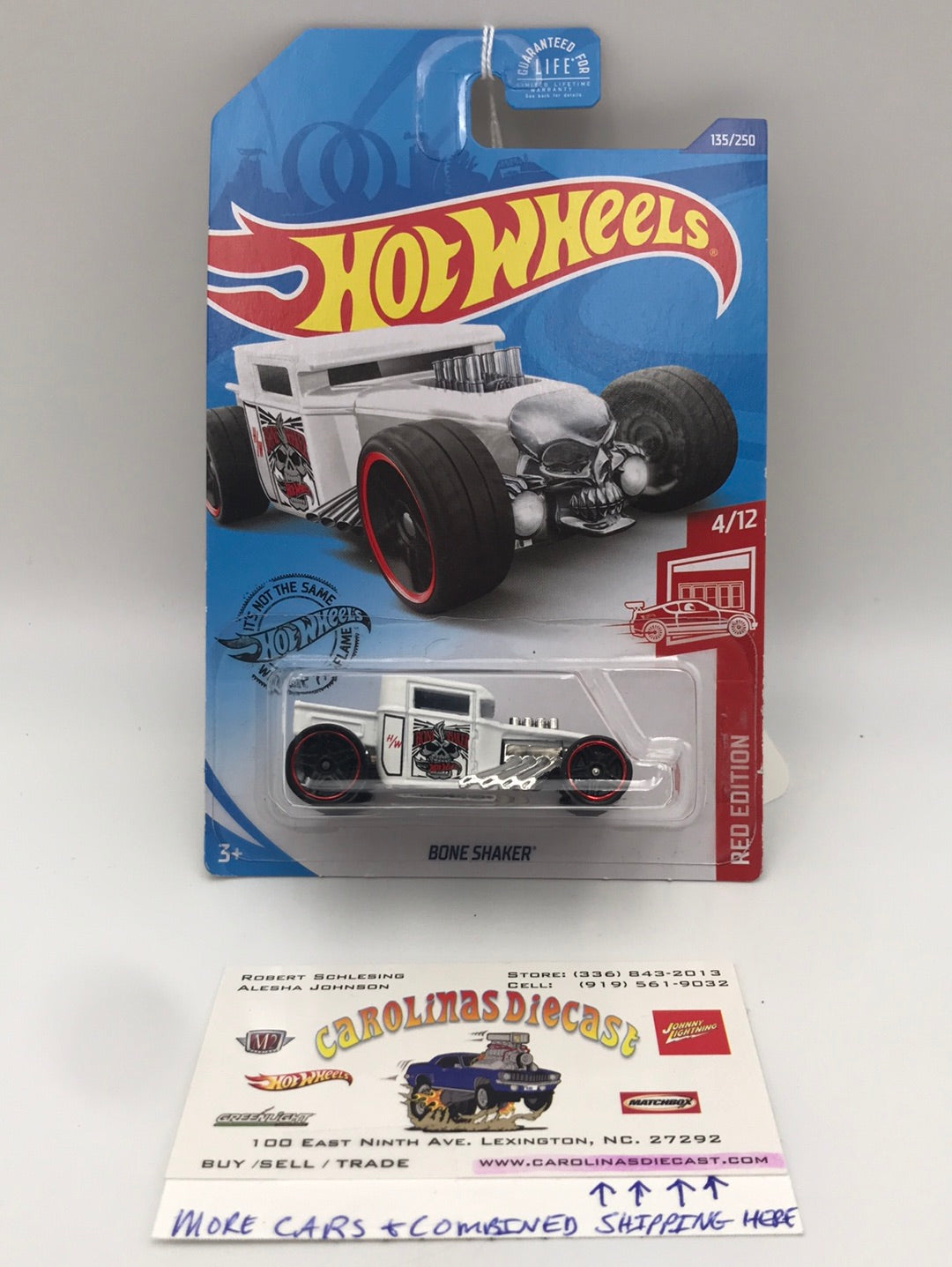 2020 hot wheels red edition #135 Bone Shaker target red BB7