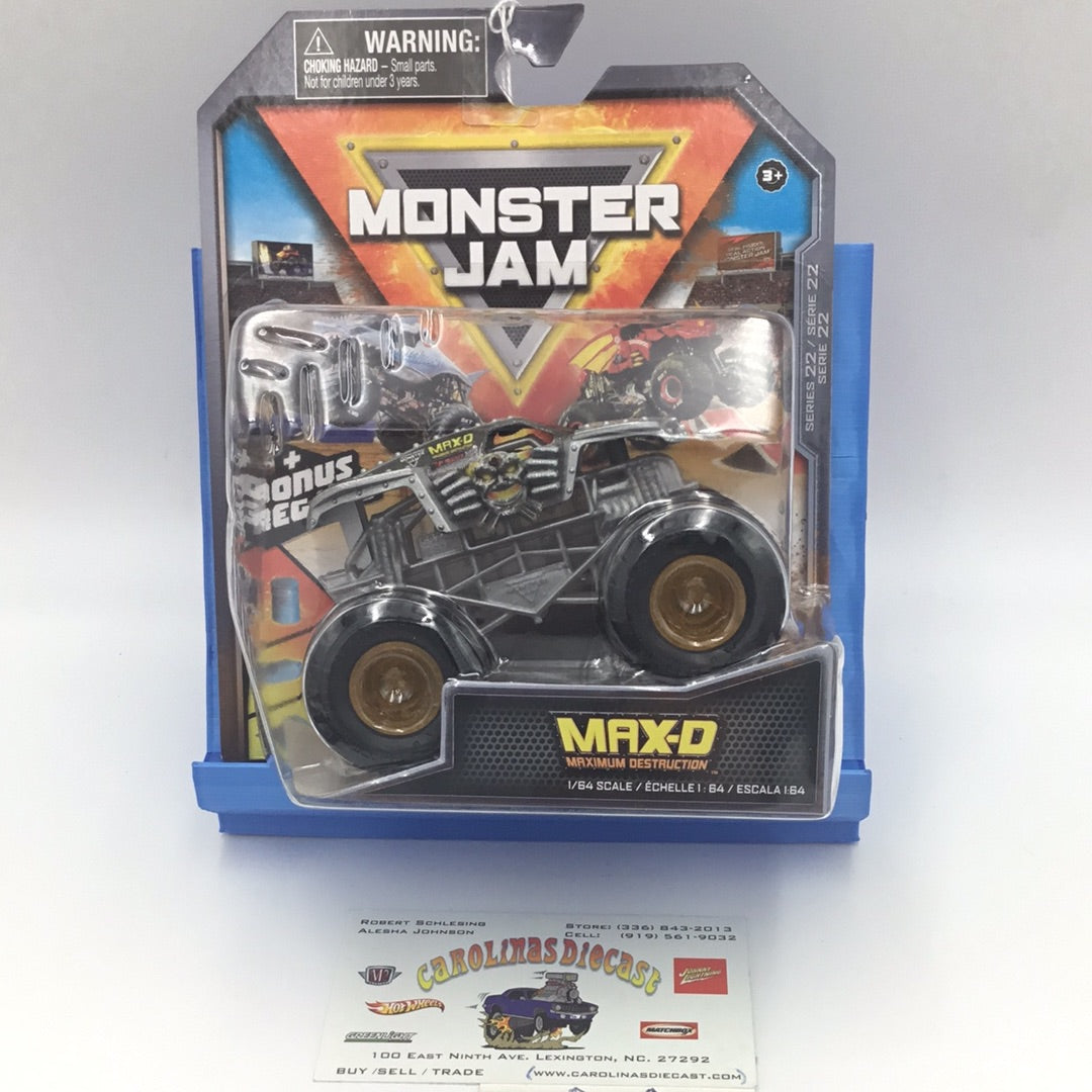 2021 monster jam Series 22 Max-D 124B