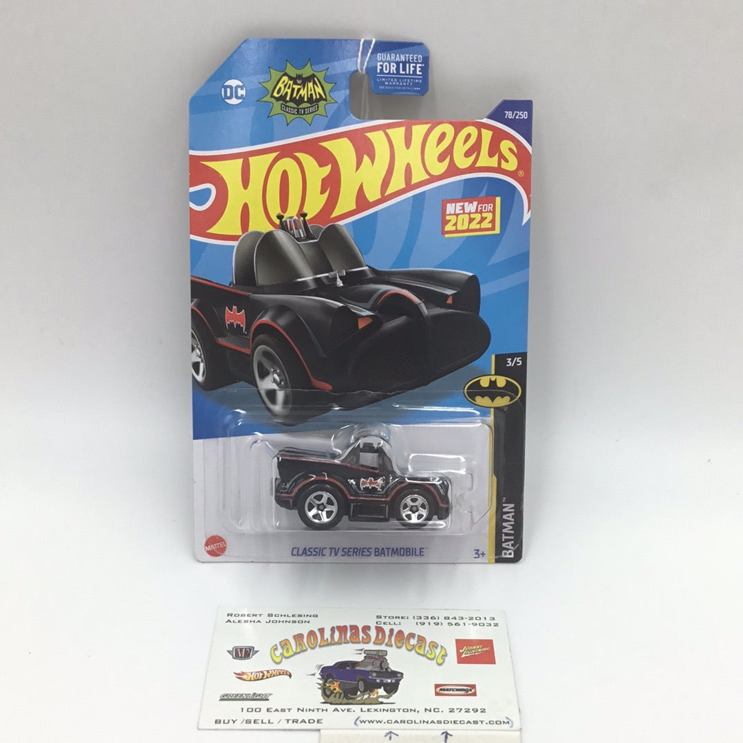 2022 hot wheels #78 Classic TV Series Batmobile tooned 119A