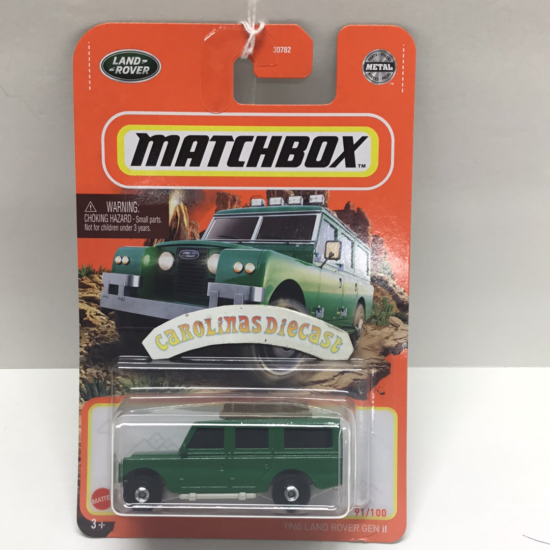 2021 matchbox U case #91 1965 Land Rover Gen II W/ tool rack 104E