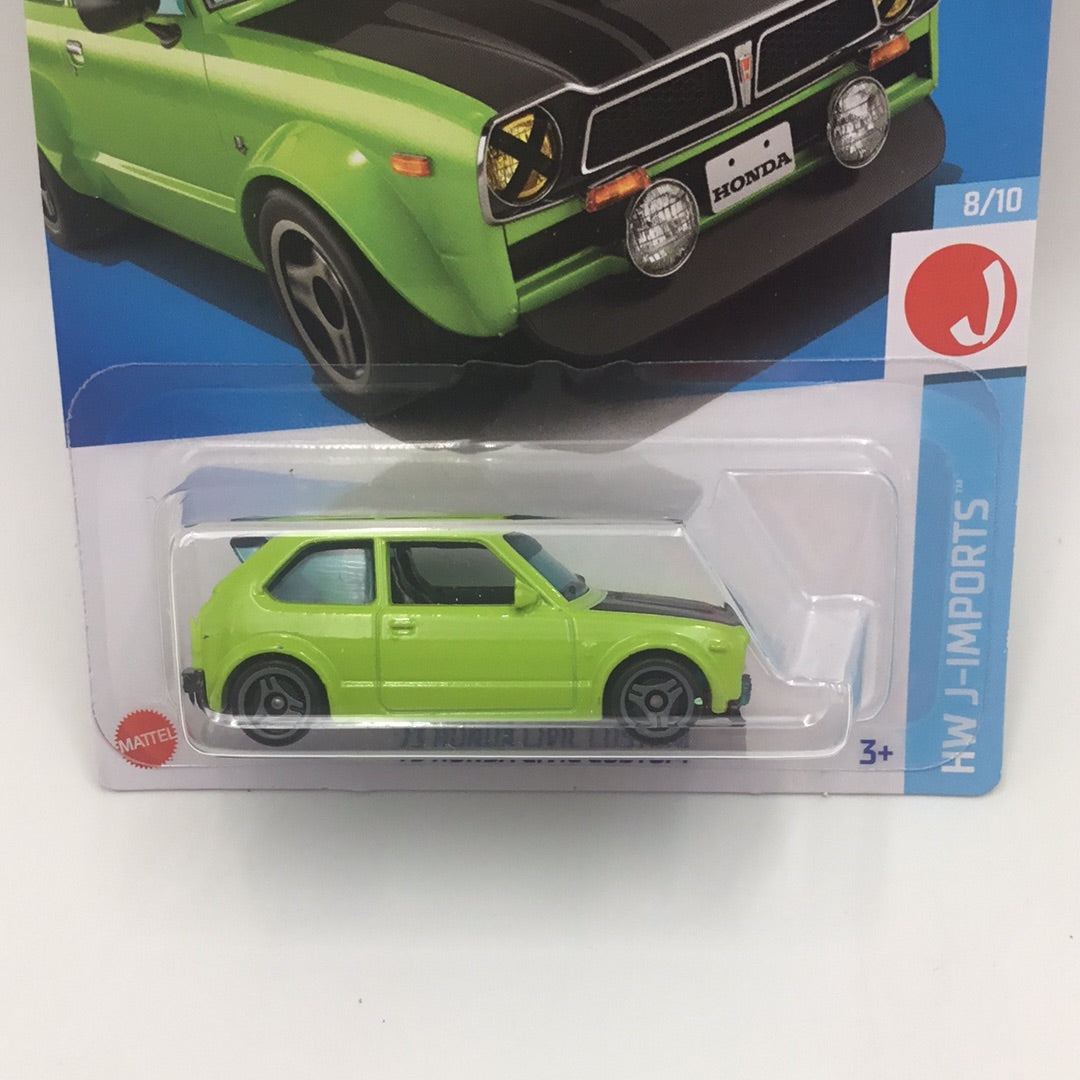 2023 hot wheels F case #117 73 Honda Civic Custom green 75B