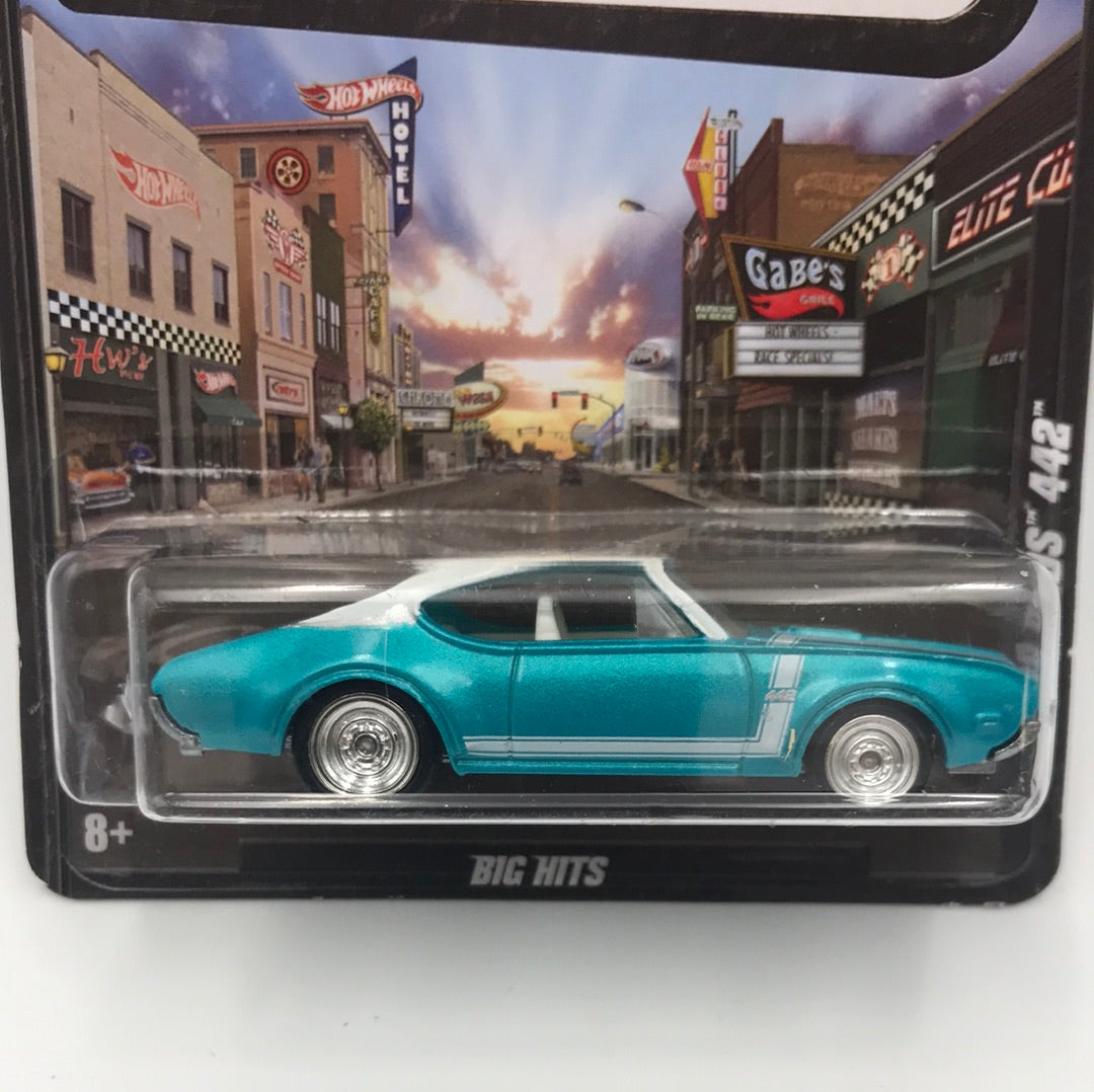 Hot wheels Boulevard 68 Olds 442 real riders 245N