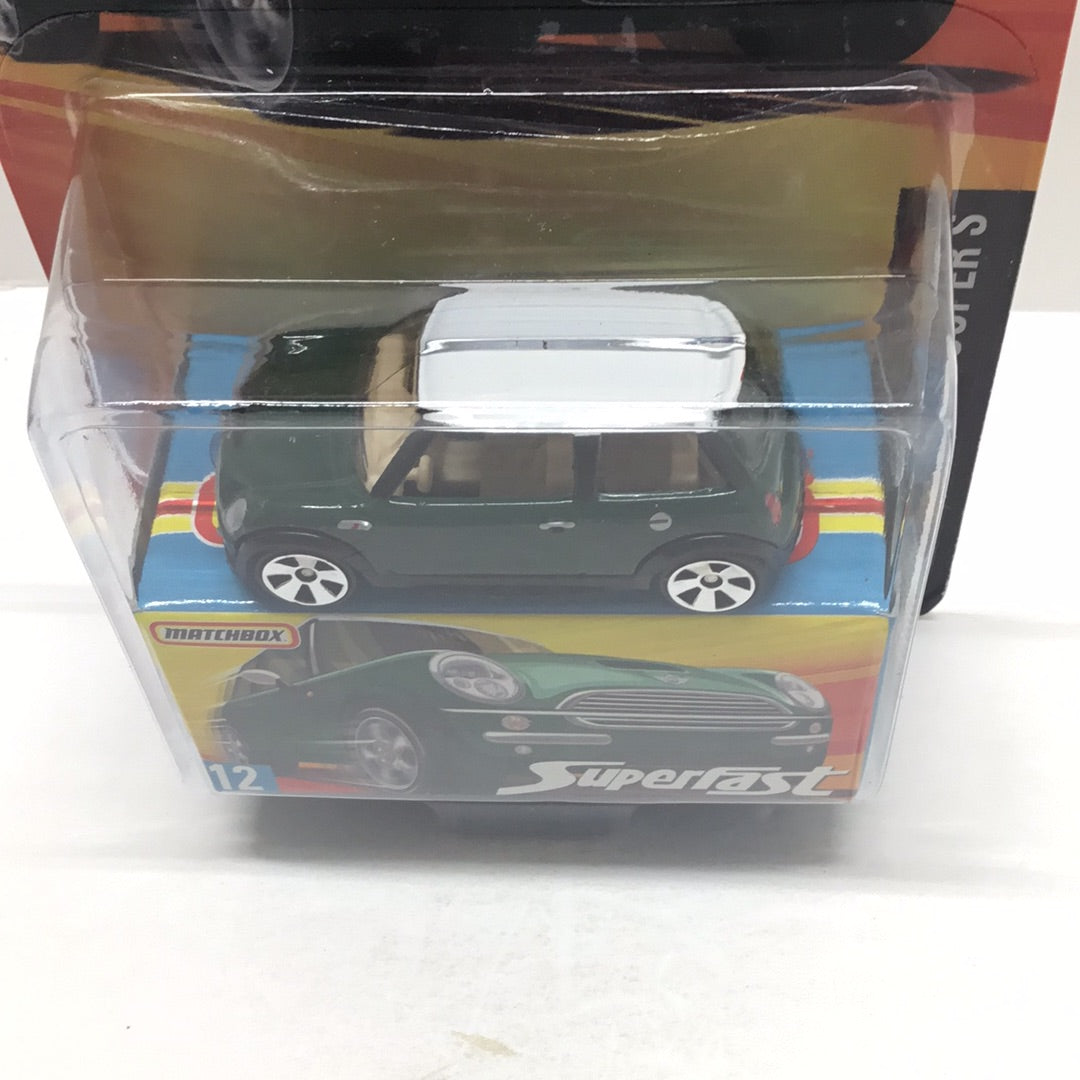 Matchbox Superfast #12 mini Cooper S Green limited to 15,500 (S6)