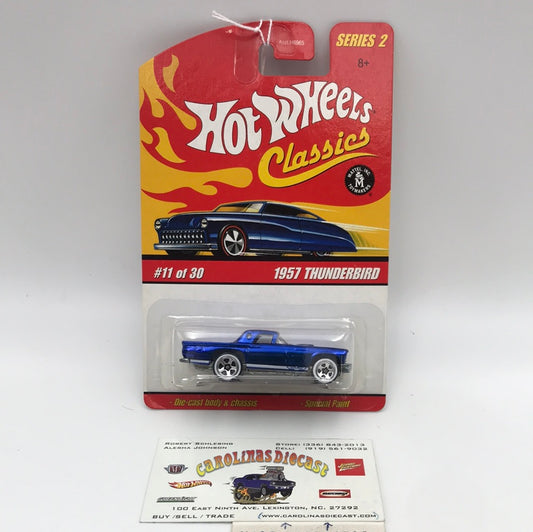 Hot wheels classics series 2 1957 Thunderbird Blue WW6