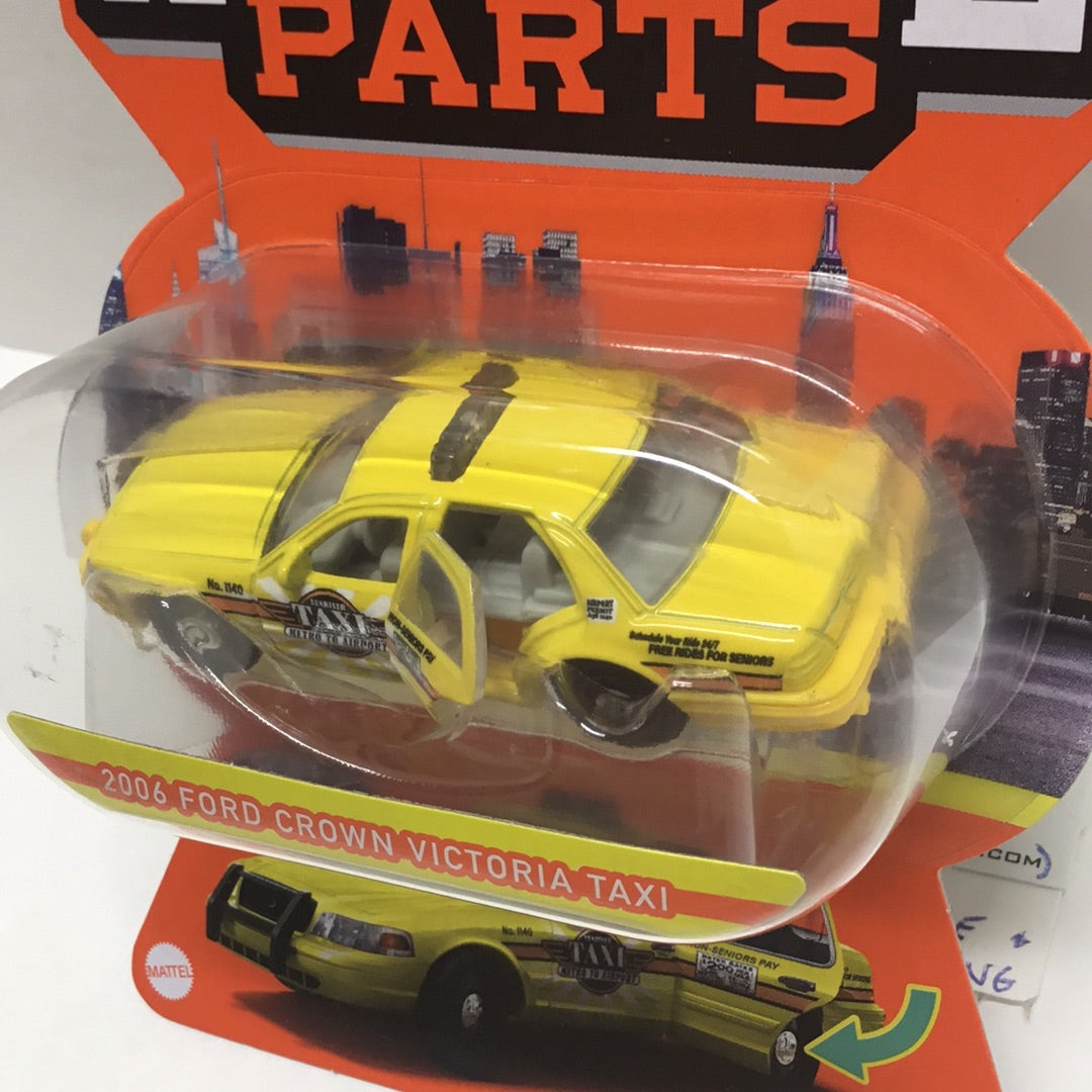 2021 Matchbox Moving Parts 2006 Ford Crown Victoria taxi