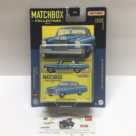 2021 matchbox Collectors #15 1962 Mercedes-Benz 220 SE 15/20